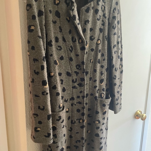 Long duster italian sweater coat size xs - Picture 3 of 6